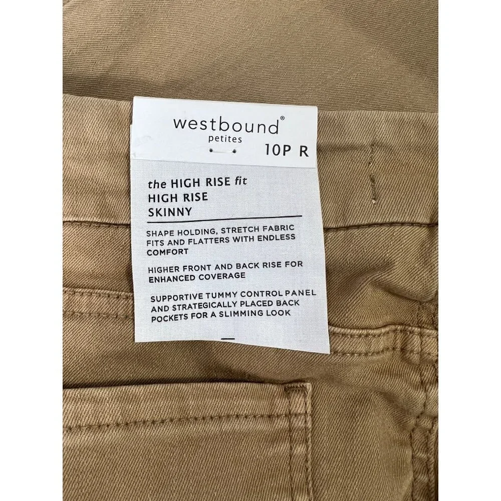Westbound Petites Women's High Rise Skinny Jeans